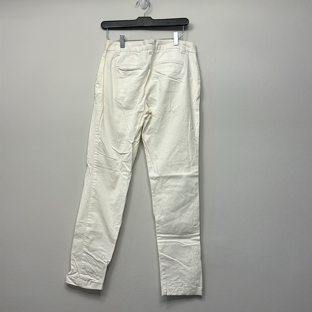 White Broken-In Straight Khakis By Gap Size 0 - image 2